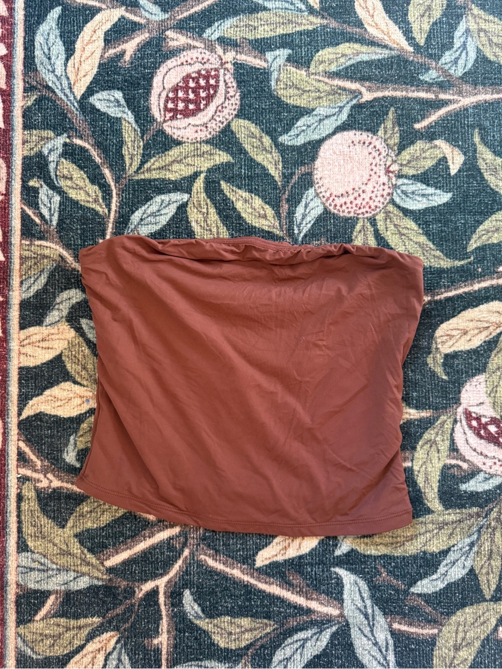 Strapless Brown Tube Top